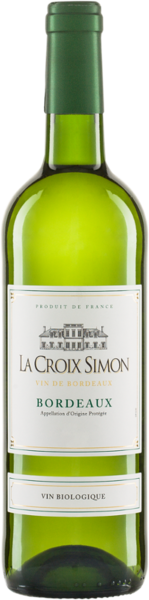 La Croix Simon Bordeaux Blanc bio123 AOP 