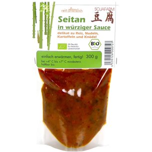 Seitan in würziger Sauce