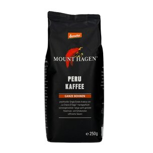 Demeter Röstkaffee Peru, ganze Bohne