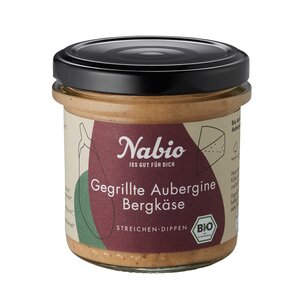 Nabio Aufstrich Gegrillte Aubergine Bergkäse