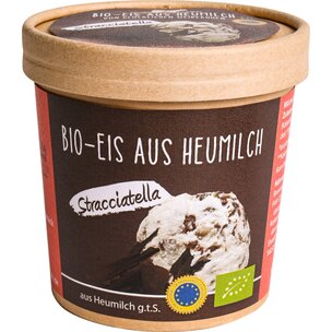 Bio - Eis aus Heumilch g.t.S. Stracciatella 300ml