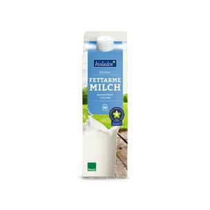 Fettarme Milch im Karton, 1,5 % Fett