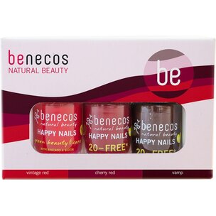 benecos Geschenkset Nagellack - Classic in Red