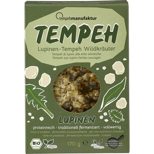 Lupinen-Tempeh Wildkräuter