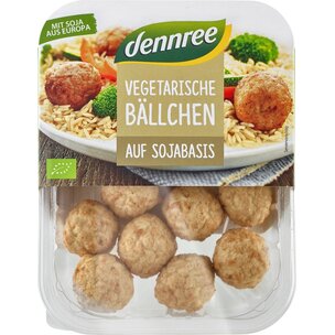 Vegetarische Bällchen auf Sojabasis