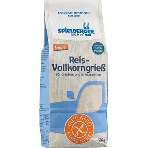 Glutenfreier Reis-Vollkorngrieß