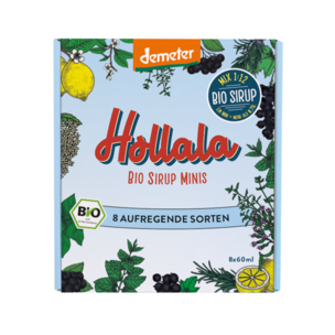 HOLLALA Bio Sirup Probier-Set 8x60 ml