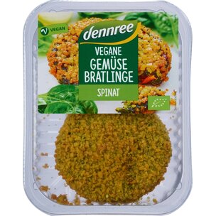 Vegane Gemüsebratlinge Spinat