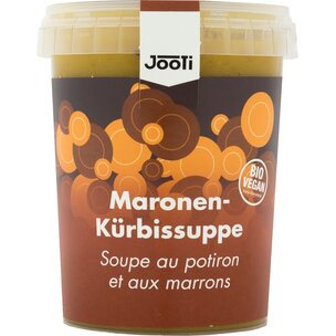 Soupe de potiron et aux marrons