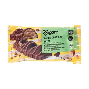 BIO Veganz Wafer Choc Bar Dark 30g