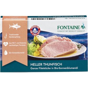 Heller Thunfisch in Bio-Sonnenblumenöl