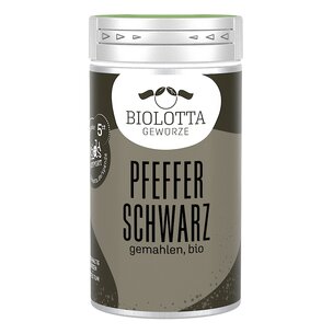 BL Pfeffer schwarz gemahlen, bio