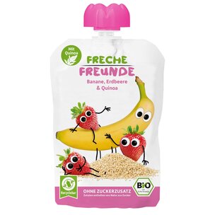 FF  Bio Quetschie Banane, Erdbeere & Quinoa
