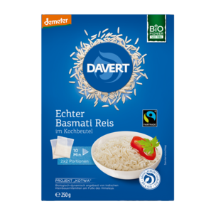 demeter Echter Basmati Reis im Kochbeutel Fairtrade 250g