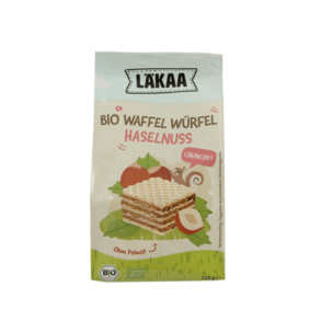 Bio Waffel Würfel Haselnuss