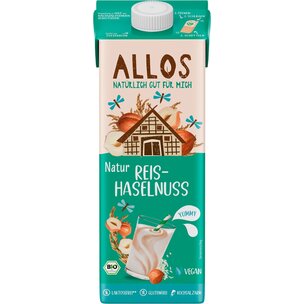 Natur Reis-Haselnuss Drink