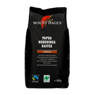 Papua Neuguinea Röstkaffee, gemahlen