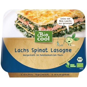 Lachs Spinat Lasagne