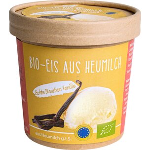 Bio - Eis aus Heumilch g.t.S. Bourbon - Vanille 300ml