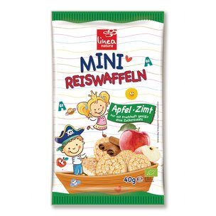 Linea natura Mini Reiswaffeln Apfel Zimt