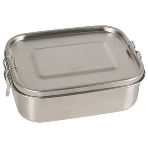 Edelstahl-Lunchbox mit Trennsteg und Silikondichtung, 800 ml