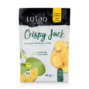 Jackfruit Chips Crispy Jack Snack, vegan, bio