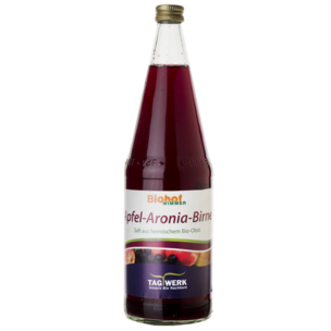 Apfel-Aronia-Birnensaft aus Streuobst