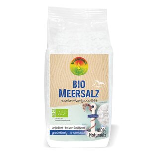 Bio MEERSALZ premium Kroatien, grobkörnig, unjodiert, unraffiniert, restfeucht