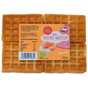 Dinkel Frischei-Waffeln