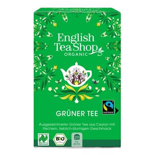 English Tea Shop - Grüner Tee, BIO Fairtrade Naturland, 20 Teebeutel