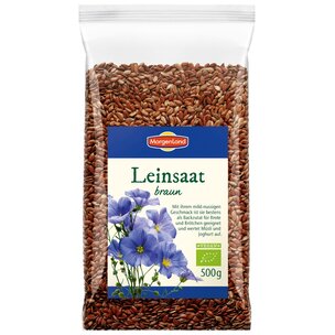 Leinsaat braun