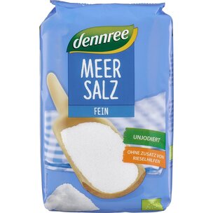 Meersalz fein unjodiert