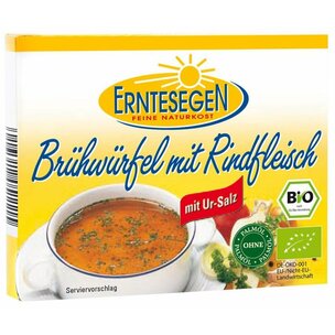 Brühwürfel mit Rindfleisch