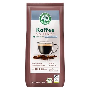 Kaffee Gourmet, gemahlen, entkoffeiniert