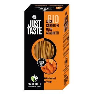 Just Taste Bio Süsskartoffel Glas Spaghetti