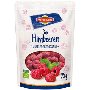 Bio Himbeeren gefriergetrocknet