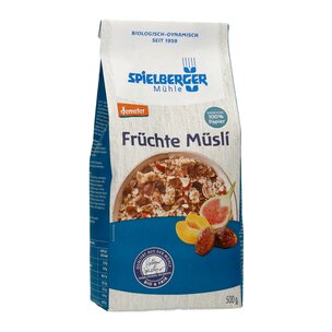 Früchte Müsli, demeter