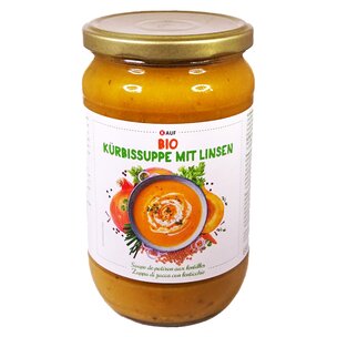 KAUF Bio-Kürbissuppe mit Linsen