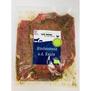 Rinder-Steak a.d. Keule mariniert Kräuter