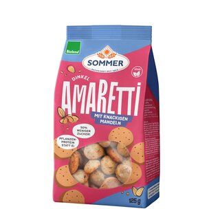 Bio Dinkel Amaretti mit knackigen Mandeln