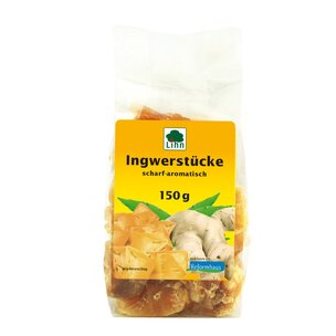 Ingwerstücke scharf