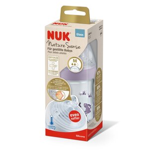 NUK Nature Sense Glas 240 ml Temp Control