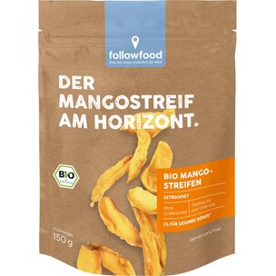 Bio Mangostreifen getrocknet