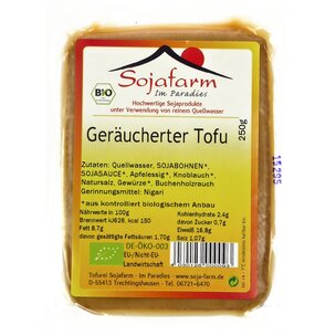 Geräucherter Tofu