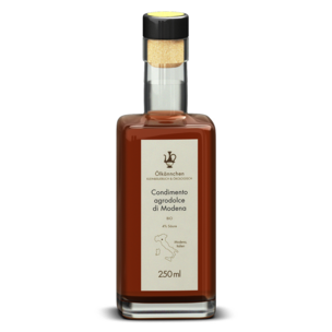 Ölkännchen Acetaia Cazzola&Fiorini Condimento agrodolce Rosé 4% Säure, IT 250ml