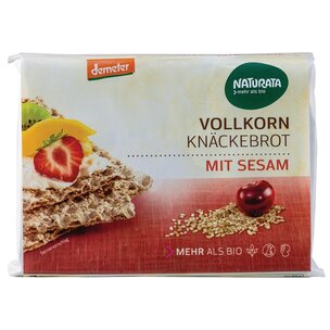 Vollkorn-Knäckebrot mit Sesam