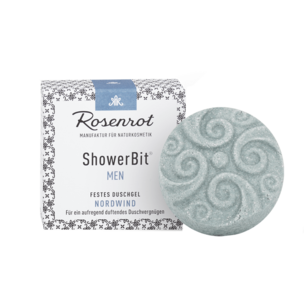 ShowerBit® - festes Duschgel MEN Nordwind - 60g - in Schachtel