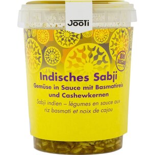 Sabji indien - légumes en sauce aux riz basmati et noix de cajou