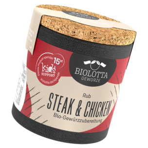 BL Steak und Chicken Rub Bio-Gewürzzubereitung