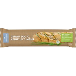 Bio Kräuter Baguette mit Bio Kräuter-Margarine-Füllung